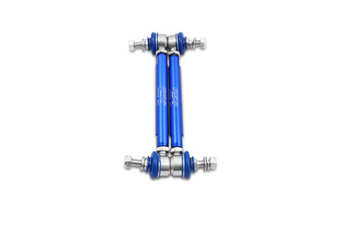 SuperPro Front Sway Bar Link Kit - Heavy Duty Adjustable (210mm-260mm Length, 10mm Studs) for 1994-1995 BMW 540i | TRC10160