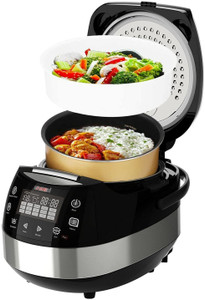 Rice Cooker Small Rice Maker Steamer Pot Electric Steamer Digital Electric Rice Pot Multi Cooker & Food Steamer Warmer 5.3 Qt 5 Core RC0501 Rice Cooker Small Rice Maker Steamer Pot Electric Steamer Digital Electric Rice Pot Multi Cooker & Food Steamer Warmer 5.3 Qt 5 Core RC0501