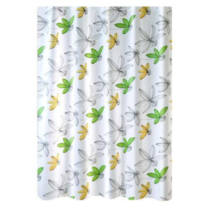 Yellow Green Flower PEVA Bathroom Waterproof Shower Curtain Bathroom Hanging Curtain Toilet Door Curtain Partition Curtain, 71x71inch Yellow Green Flower PEVA Bathroom Waterproof Shower Curtain Bathroom Hanging Curtain Toilet Door Curtain Partition Curtain, 71x71inch