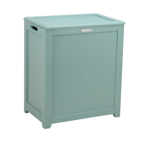 Oceanstar Storage Laundry Hamper, Turquoise Oceanstar Storage Laundry Hamper, Turquoise