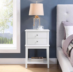 conifferism White Nightstand 2 Drawers 28 inches Tall for Bedroom,Wood Sofa Side Table with Storage Shelf,Large End Tables,Modern Bedside Table for Home Furniture Living Room conifferism White Nightstand 2 Drawers 28 inches Tall for Bedroom,Wood Sofa Side Table with Storage Shelf,Large End Tables,Modern Bedside Table for Home Furniture Living Room