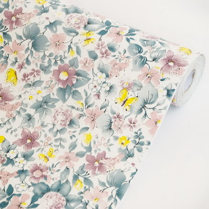 Blooming Flowers - Vinyl Self-Adhesive Wallpaper Prepasted Wall stickers Wall Decor (Roll) Blooming Flowers - Vinyl Self-Adhesive Wallpaper Prepasted Wall stickers Wall Decor (Roll)