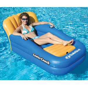 Floating Inflatable Pool Cooler lounger Couch Floating Inflatable Pool Cooler lounger Couch