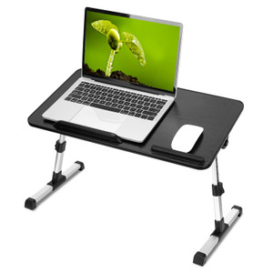 Foldable Laptop Stand Height Angle Adjust Notebook Bed Desk Breakfast Reading Table L Size Foldable Laptop Stand Height Angle Adjust Notebook Bed Desk Breakfast Reading Table L Size