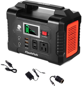 200W Portable Power Station, FlashFish 40800mAh Solar Generator with 110V AC Outlet/2 DC Ports/3 USB Ports, Backup Battery Pack Power Supply for CPAP Outdoor Advanture Load Trip Camping Emergency 200W Portable Power Station, FlashFish 40800mAh Solar Generator with 110V AC Outlet/2 DC Ports/3 USB Ports, Backup Battery Pack Power Supply for CPAP Outdoor Advanture Load Trip Camping Emergency