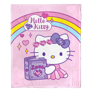 Hello Kitty; Fairytale Romance Aggretsuko Comics Silk Touch Throw Blanket; 50" x 60" Hello Kitty; Fairytale Romance Aggretsuko Comics Silk Touch Throw Blanket; 50" x 60"