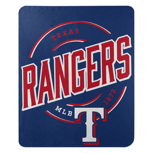 Rangers OFFICIAL MLB "Campaign" Fleece Throw Blanket; 50" x 60" Rangers OFFICIAL MLB "Campaign" Fleece Throw Blanket; 50" x 60"