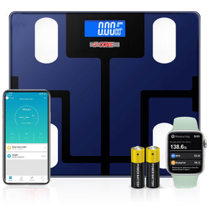 5 Core Smart Digital Bathroom Weighing Scale with Body Fat and Water Weight for People; Bluetooth BMI Electronic Body Analyzer Machine; 400 lbs.5 Core 5 Core Smart Digital Bathroom Weighing Scale with Body Fat and Water Weight for People; Bluetooth BMI Electronic Body Analyzer Machine; 400 lbs.5 Core