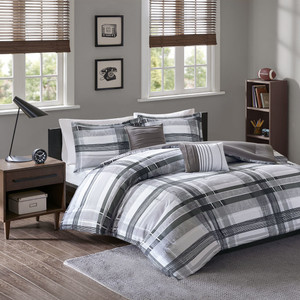 Intelligent Design Rudy Cozy Comforter Casual Cabin Lodge Plaid Design, Black Twin / Twin XL Intelligent Design Rudy Cozy Comforter Casual Cabin Lodge Plaid Design, Black Twin / Twin XL