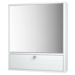 Bathroom Double Mirror Door Wall Mount Storage Wood Cabinet Bathroom Double Mirror Door Wall Mount Storage Wood Cabinet
