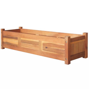 Garden Raised Bed Acacia Wood 39.4"x11.8"x9.8" Garden Raised Bed Acacia Wood 39.4"x11.8"x9.8"