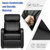 Recliner Sofa Wingback Chair with Massage Function, Black