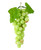 2 Bunches Artificial Fruit Grapes Fake Fruits Simulation Lifelike Grapes [J]
