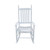 Wooden porch rocker chair white