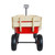 Outdoor station wagon all-terrain pull wooden railing pneumatic tire (red) Outdoor station wagon all-terrain pull wooden railing pneumatic tire (red)