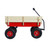 Outdoor station wagon all-terrain pull wooden railing pneumatic tire (red) Outdoor station wagon all-terrain pull wooden railing pneumatic tire (red)