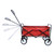 Outdoor Folding Wagon Garden, Heavy Duty Foldable Cart (Red)