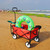 Outdoor Folding Wagon Garden, Heavy Duty Foldable Cart (Red)