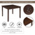 5 Piece Dining Table Set Industrial Wooden Kitchen Table and 4 Chairs for Dining Room (Espresso) 5 Piece Dining Table Set Industrial Wooden Kitchen Table and 4 Chairs for Dining Room (Espresso)