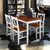 Wooden Table with 4 Wooden Chairs Furniture Set Brown Wooden Table with 4 Wooden Chairs Furniture Set Brown