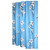 Flower Shower Curtain, Blue,  Waterproof, 180x180 cm Flower Shower Curtain, Blue,  Waterproof, 180x180 cm