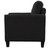 U_STYLE Polyester-blend 3 Pieces Sofa Set, Black