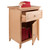 Winsome Eugene Accent Bed End Table, Natural Winsome Eugene Accent Bed End Table, Natural