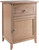 Winsome Eugene Accent Bed End Table, Natural Winsome Eugene Accent Bed End Table, Natural