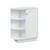Open Style Shelf Cabinet with Adjustable Plates Ample Storage Space Easy to Assemble Open Style Shelf Cabinet with Adjustable Plates Ample Storage Space Easy to Assemble