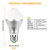 E27 Motion Sensor Light Bulb 9W/5W 1000LM 6500K Dusk to Dawn Automatic On/Off LED Light Bulb Indoor Outdoor Use