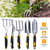 5Pcs Garden Tool Set Heavy Duty Aluminum Gardening Hand Tool Kit 5Pcs Garden Tool Set Heavy Duty Aluminum Gardening Hand Tool Kit