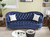 Luxury Crystal Feet Tufted 2P Sofa Luxury Crystal Feet Tufted 2P Sofa