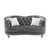 Luxury Crystal Feet Tufted 2P Sofa Luxury Crystal Feet Tufted 2P Sofa