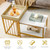 Living Room Bedroom 2PCS 2-Tier Nesting Coffee Sofa Side End Tables Living Room Bedroom 2PCS 2-Tier Nesting Coffee Sofa Side End Tables