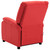 Massage Recliner Red Faux Leather Massage Recliner Red Faux Leather