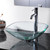 Square Glass Vessel Sink 420mm Long Transparent Square Glass Vessel Sink 420mm Long Transparent