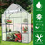 Greenhouse, 56" x 29" x 77” (W x D x H), 4 Shelves, Transparent Greenhouse, 56" x 29" x 77” (W x D x H), 4 Shelves, Transparent
