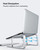Laptop Stand; Computer Stand for Laptop; Aluminium Laptop Riser; Ergonomic Laptop Holder Compatible with MacBook Air Pro; Dell XPS; More 10-17 Inch Laptops Work from Home-Sliver Laptop Stand; Computer Stand for Laptop; Aluminium Laptop Riser; Ergonomic Laptop Holder Compatible with MacBook Air Pro; Dell XPS; More 10-17 Inch Laptops Work from Home-Sliver