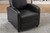 Electric Recliner for the Elderly with Massage Therapy and Heat; Simple Pushback; Power Chair& Small Sofa Suitable for Living Room& Bed Room; with PU Leather Lustre; Black Electric Recliner for the Elderly with Massage Therapy and Heat; Simple Pushback; Power Chair& Small Sofa Suitable for Living Room& Bed Room; with PU Leather Lustre; Black