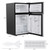 3.2 cu ft. Compact Stainless Steel Refrigerator, White, Black, Grey 3.2 cu ft. Compact Stainless Steel Refrigerator, White, Black, Grey