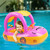 Baby Inflatable Pool Float Car Shaped Toddler Swimming Float Boat Pool Toy Infant Swim Ring Pool with Sun Protection Canopy for 1-3 Year-Old Kids Infant Toddlers Baby Inflatable Pool Float Car Shaped Toddler Swimming Float Boat Pool Toy Infant Swim Ring Pool with Sun Protection Canopy for 1-3 Year-Old Kids Infant Toddlers