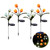 Solar Power Flower Garden Stake Landscape Fairy Lamp Outdoor Yard Path LED Light Yellow+White Tulip Garden Lights 2Pcs Solar Power Flower Garden Stake Landscape Fairy Lamp Outdoor Yard Path LED Light Yellow+White Tulip Garden Lights 2Pcs