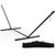 2-Person Heavy-Duty Hammock Stand with  Storage Bag, Black