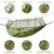 Hammock with Mosquito Net 600 lbs Load 2 Persons Outdoor Hiking Camping Hammock Portable Nylon Swing Hanging Bed Hammock with Mosquito Net 600 lbs Load 2 Persons Outdoor Hiking Camping Hammock Portable Nylon Swing Hanging Bed