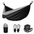 Camping Hammock Double & Single Portable Hammock With 2 Tree Straps And 2 Carabiners; Lightweight Nylon Parachute Hammocks Camping Accessories Gear