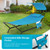 Patio Hanging Chaise Lounge Hammock Chair with Canopy Cushion Pillow and Storage Bag Patio Hanging Chaise Lounge Hammock Chair with Canopy Cushion Pillow and Storage Bag