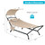Patio Hanging Chaise Lounge Hammock Chair with Canopy Cushion Pillow and Storage Bag Patio Hanging Chaise Lounge Hammock Chair with Canopy Cushion Pillow and Storage Bag