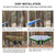 Sleeping 2-Person Hammock Outdoor Parachute Camping Hanging Sleeping Bed Swing Portable Double Chair load capacity 440 Lbs