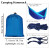 04--1pc Outdoor Camping Hammock; Portable Nylon Parachute Hammock 106*55in--Sapphire Blue And Gray--04--04 04--1pc Outdoor Camping Hammock; Portable Nylon Parachute Hammock 106*55in--Sapphire Blue And Gray--04--04