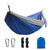 04--1pc Outdoor Camping Hammock; Portable Nylon Parachute Hammock 106*55in--Sapphire Blue And Gray--04--01--Main